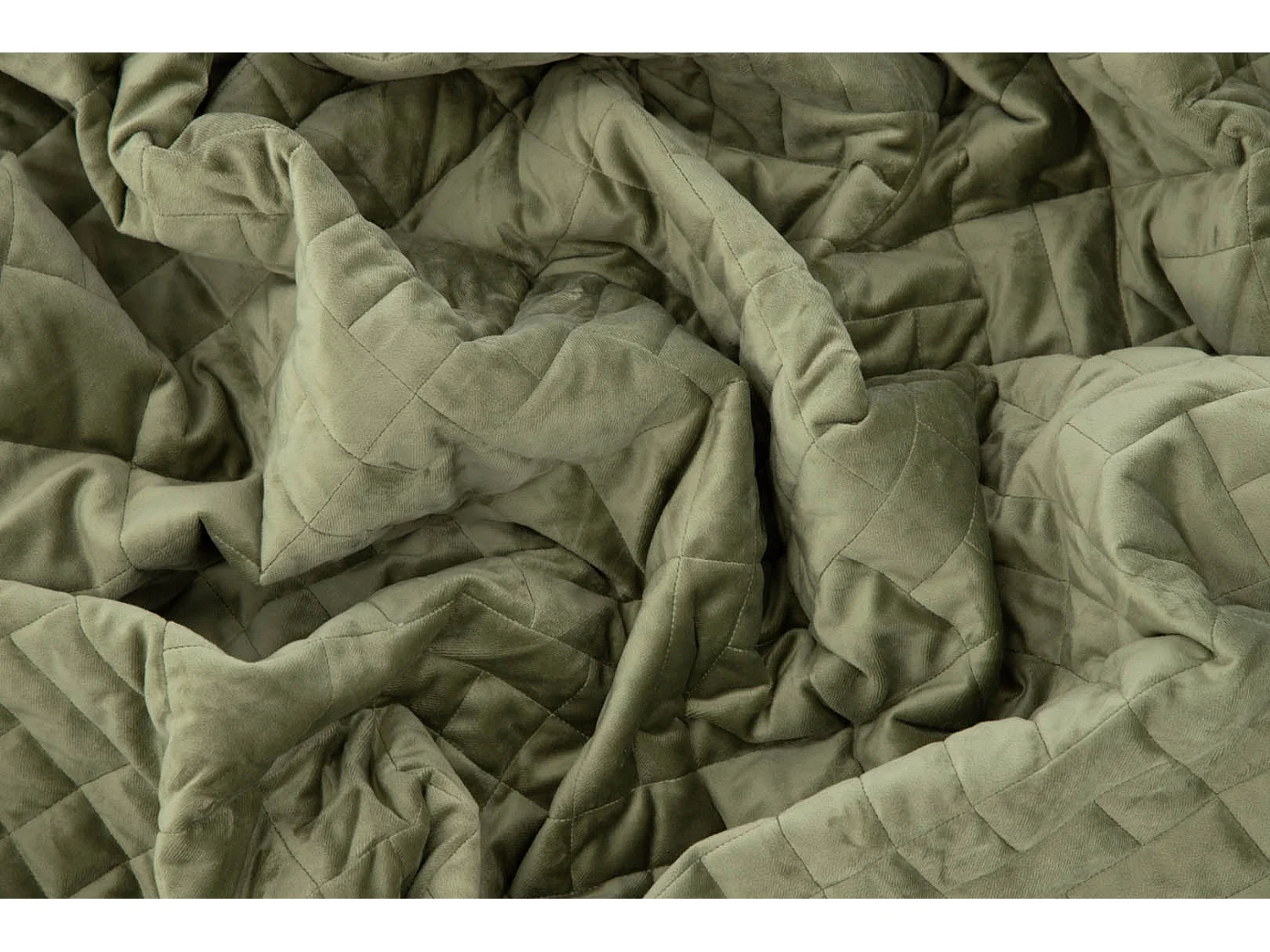 Jilly couvre-lit 80x150cm vert.