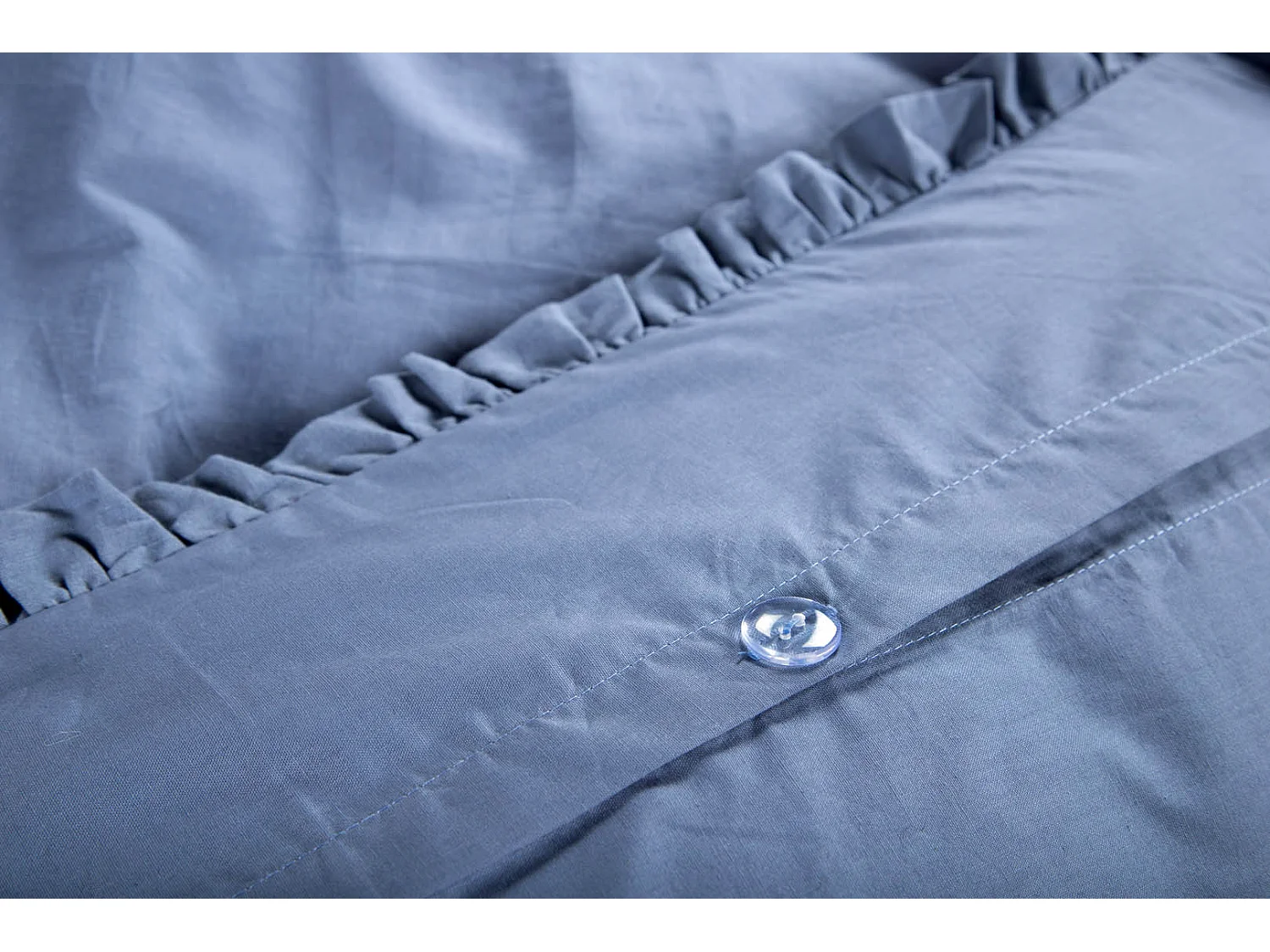 Lias parure de lit 1 ensembles 200x150cm bleu.