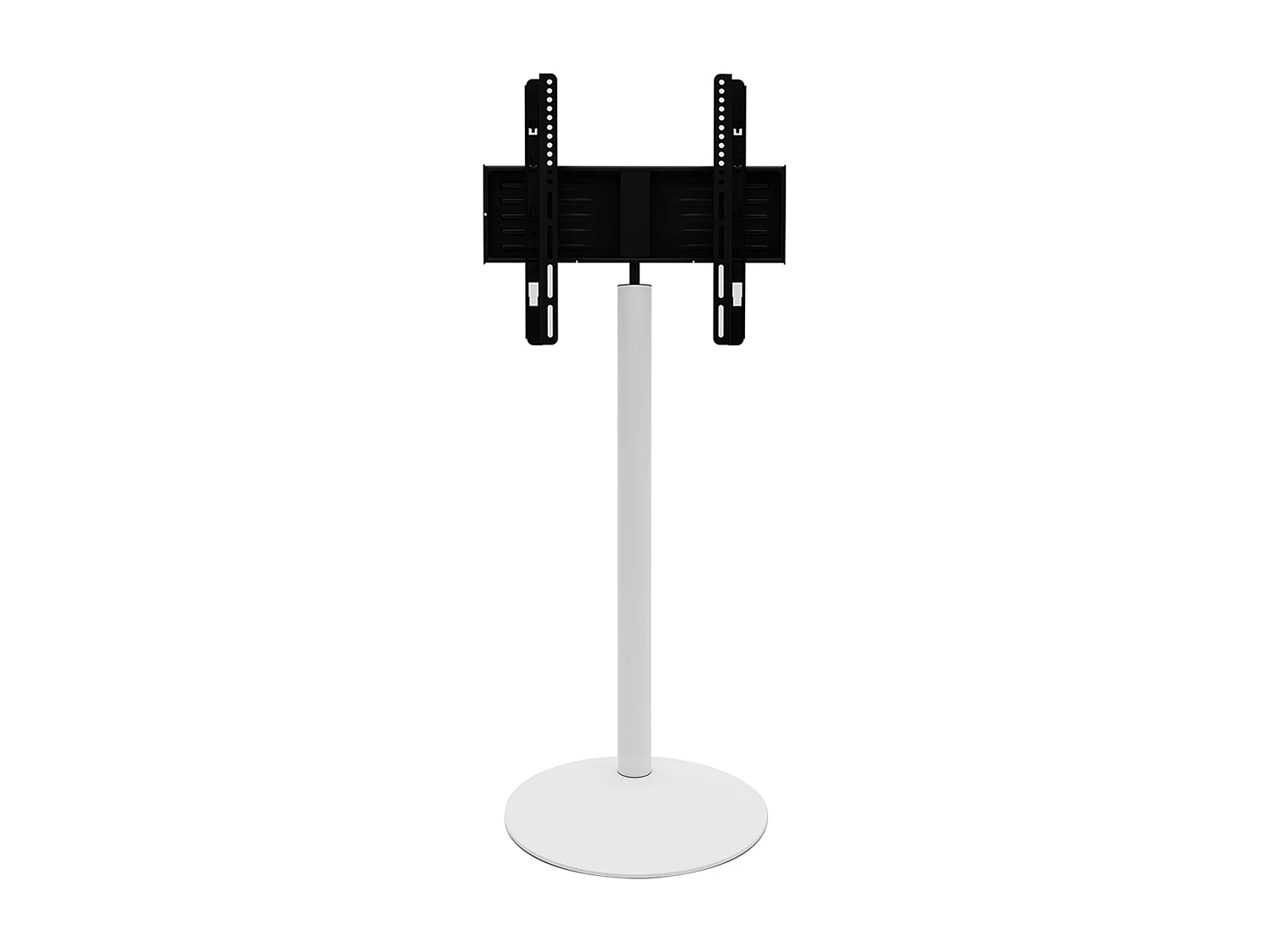Cirla Meuble TV avec pied rond, blanc.