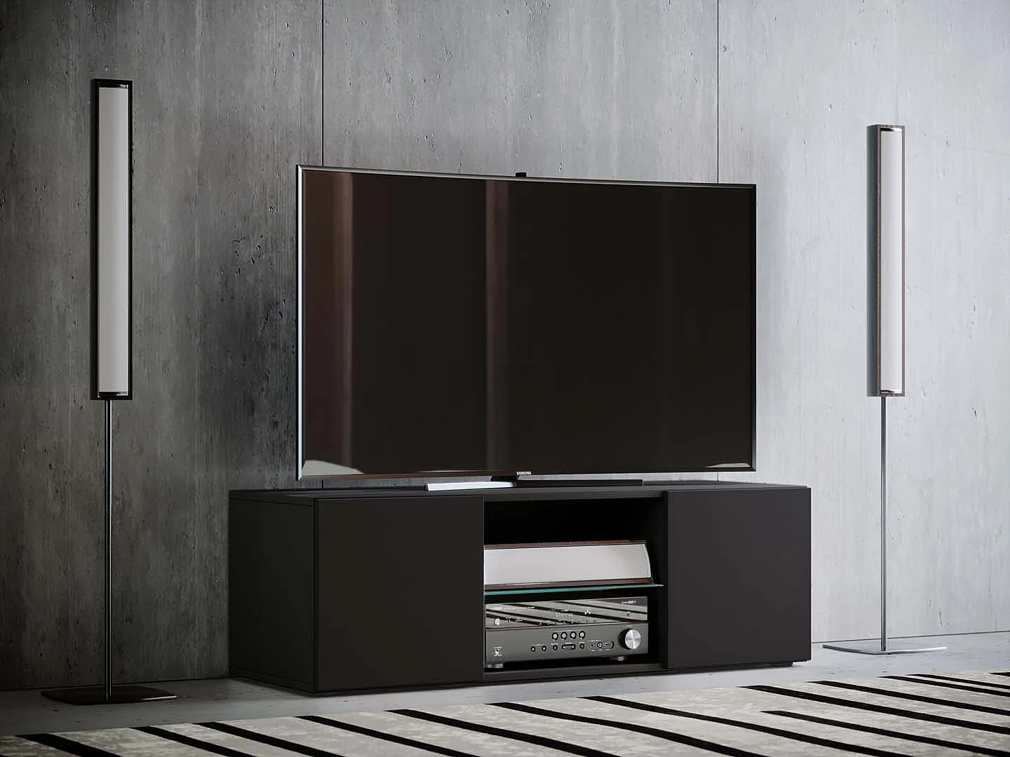 Meuble Meuble Télévision en bois Lowina L