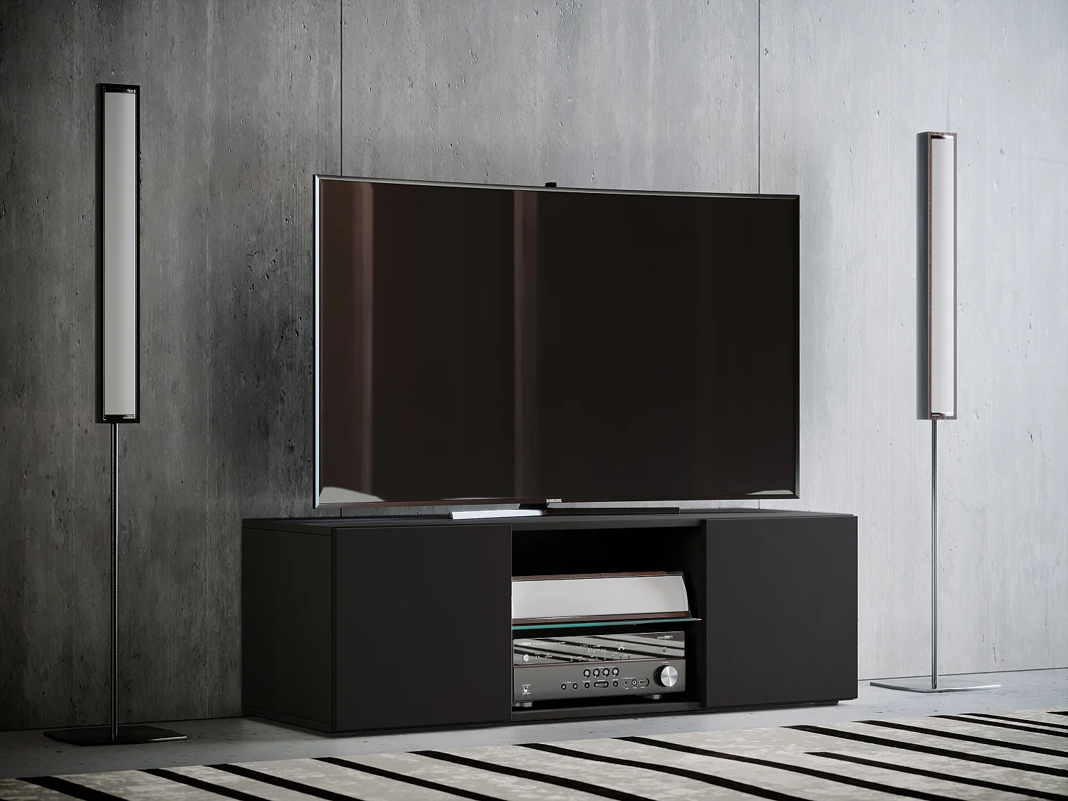 Meuble Meuble Télévision en bois Lowina L