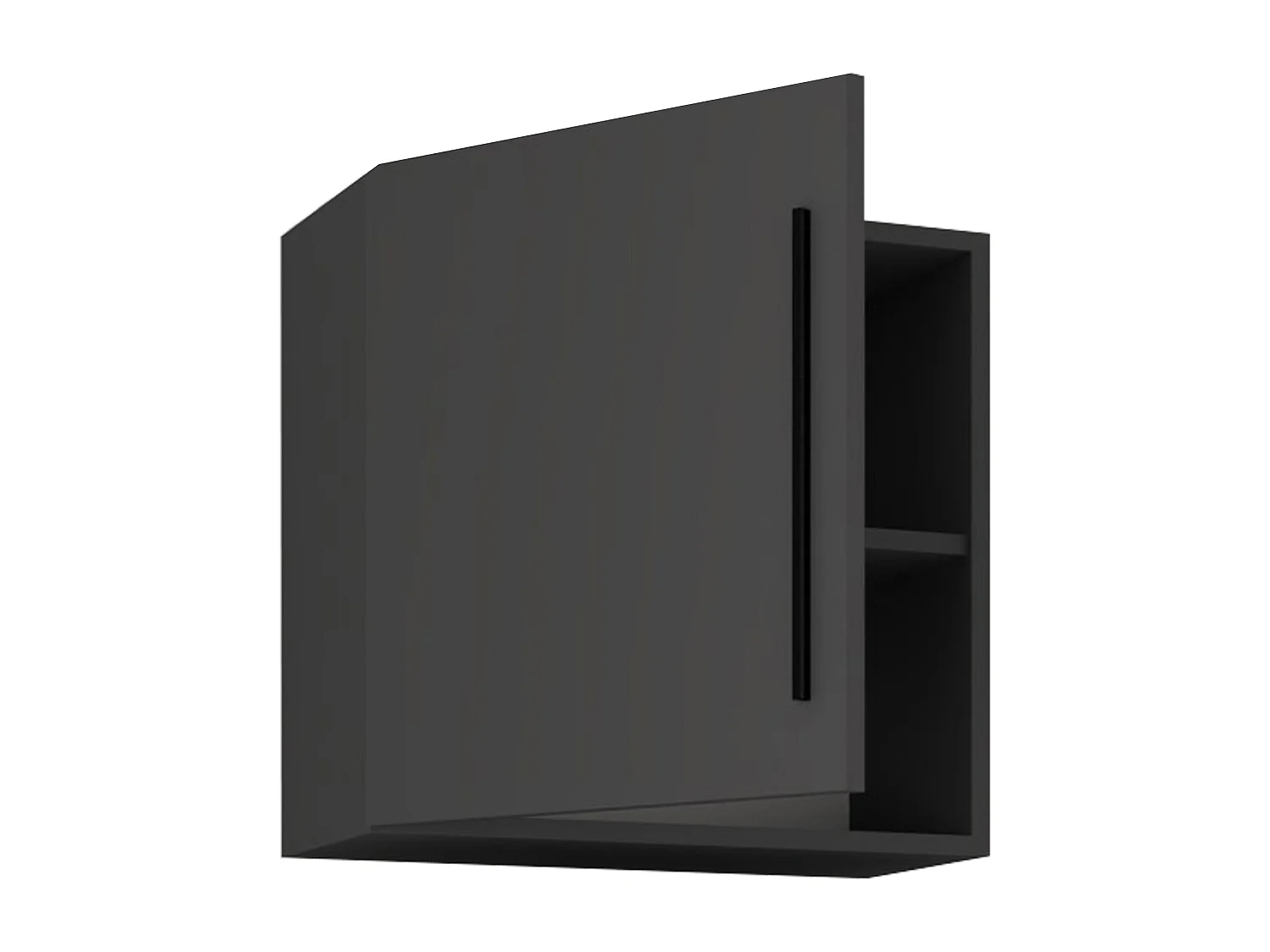 Wall Rack Arila Anthracite H. 50 x W. 50 x D. 30 cm