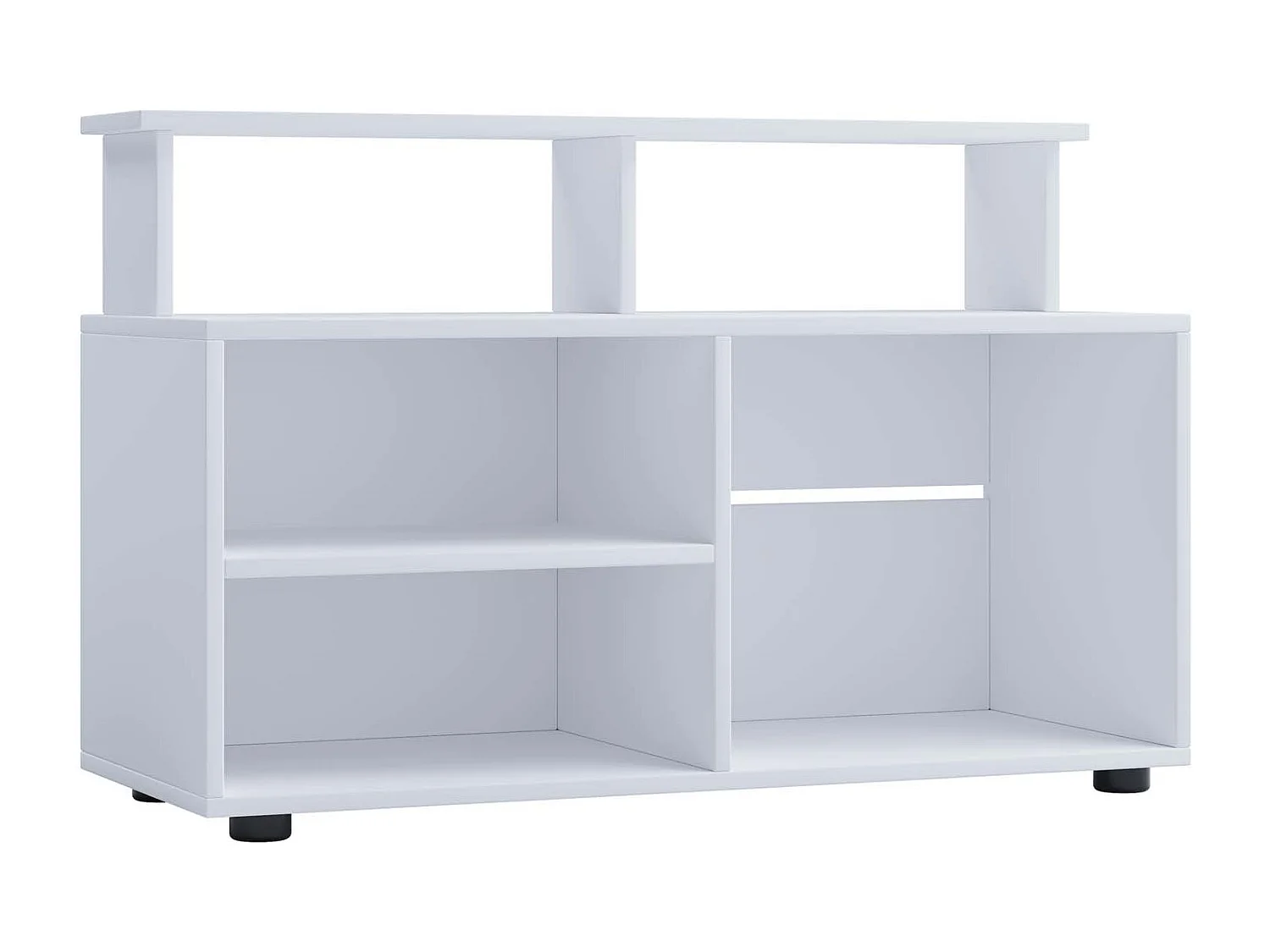 Móveis de TV VCM | Lowboard | Prateleira de TV com espaço de armazenamento suficiente | Dimensões A. 59 x L. 90 x P. 36 cm | Fernseh Furniture - Balansia (Branco)
