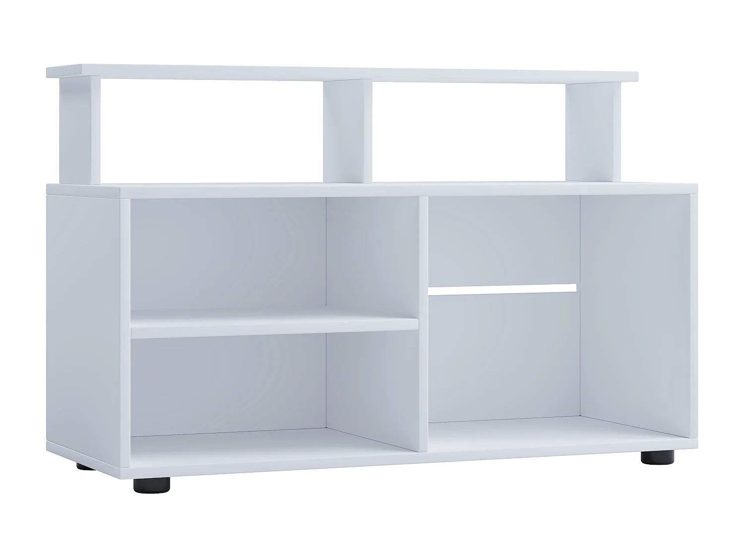 Móveis de TV VCM | Lowboard | Prateleira de TV com espaço de armazenamento suficiente | Dimensões A. 59 x L. 90 x P. 36 cm | Fernseh Furniture - Balansia (Branco)