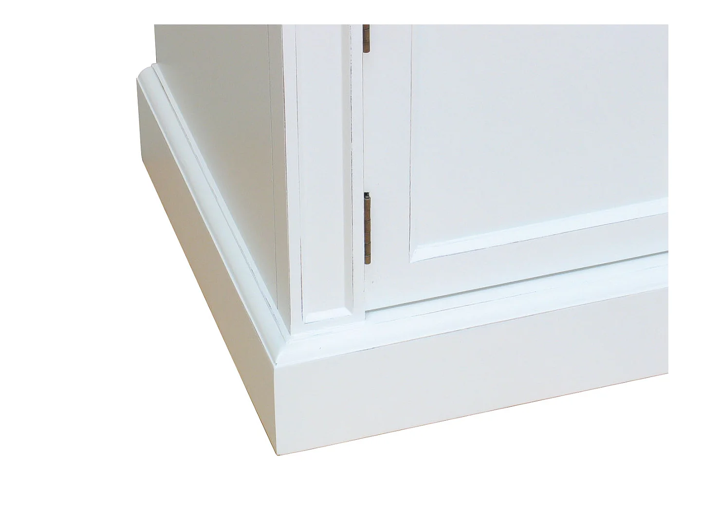 Amaretta Tv Möbel Breite 137 cm, Höhe 60 cm antik weiß, antik patinert.