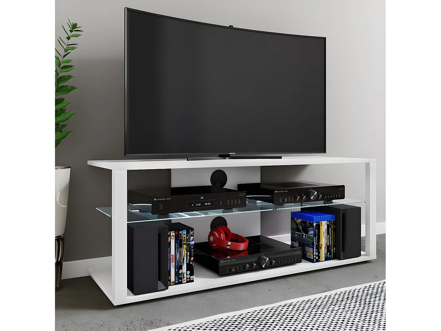 TV Lowboard Console Rack Folas XL
