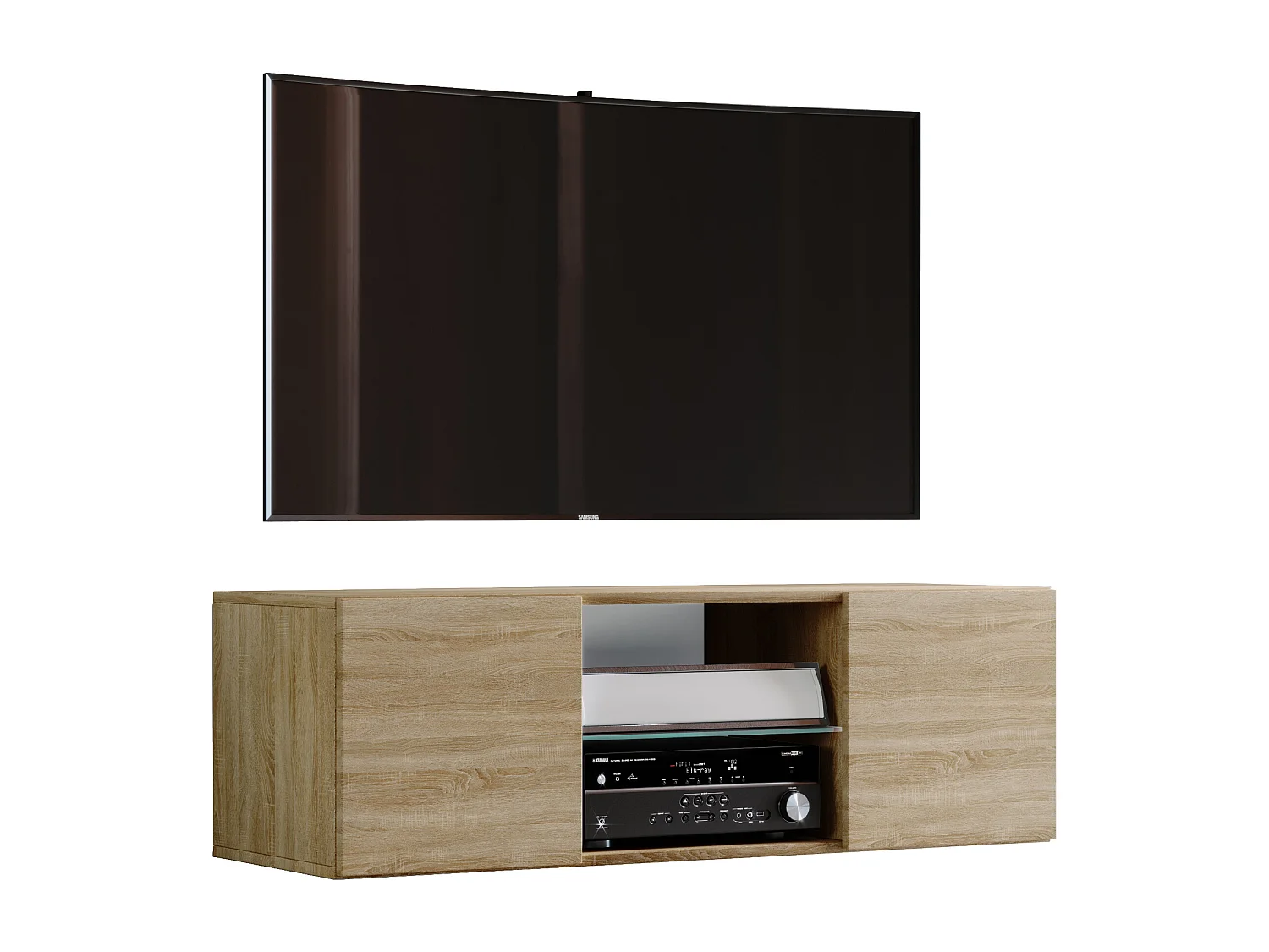 Legno TV Parete Lowboard Fernseh Jusa 115