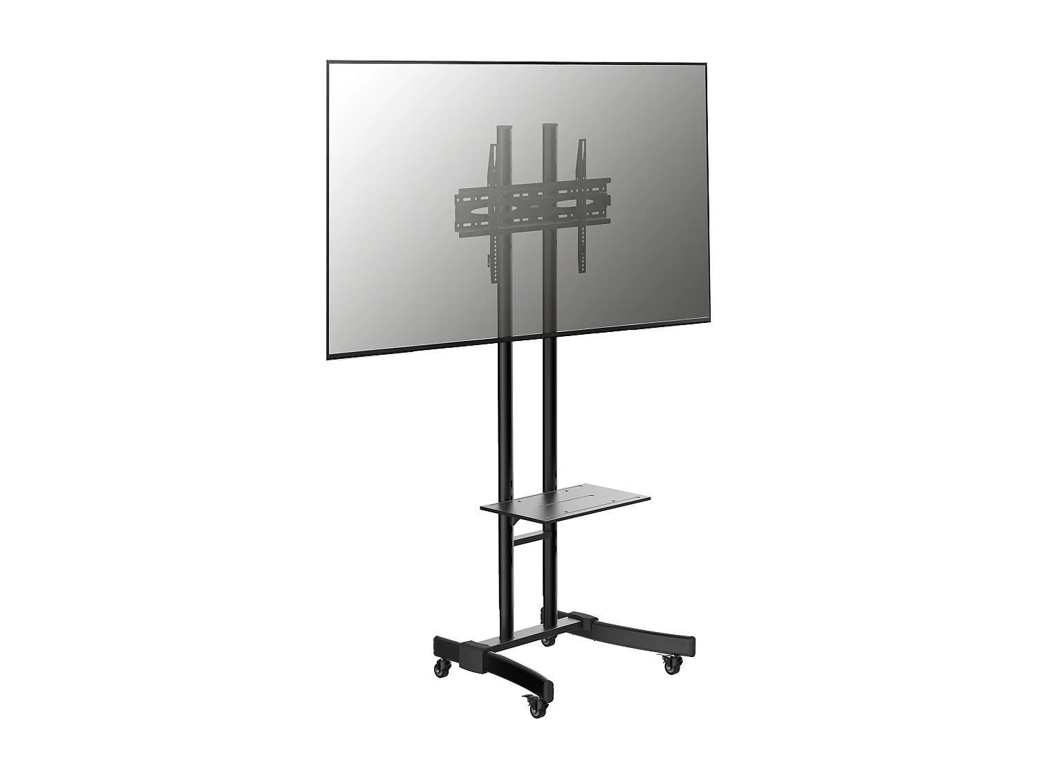 TV stand feet B-MS Black H. 190 x W. 76 x D. 66 cm