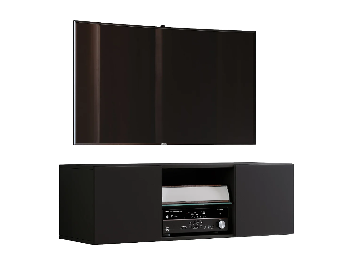 Drewno TV Wall Lowboard Fernseh Jusa 95