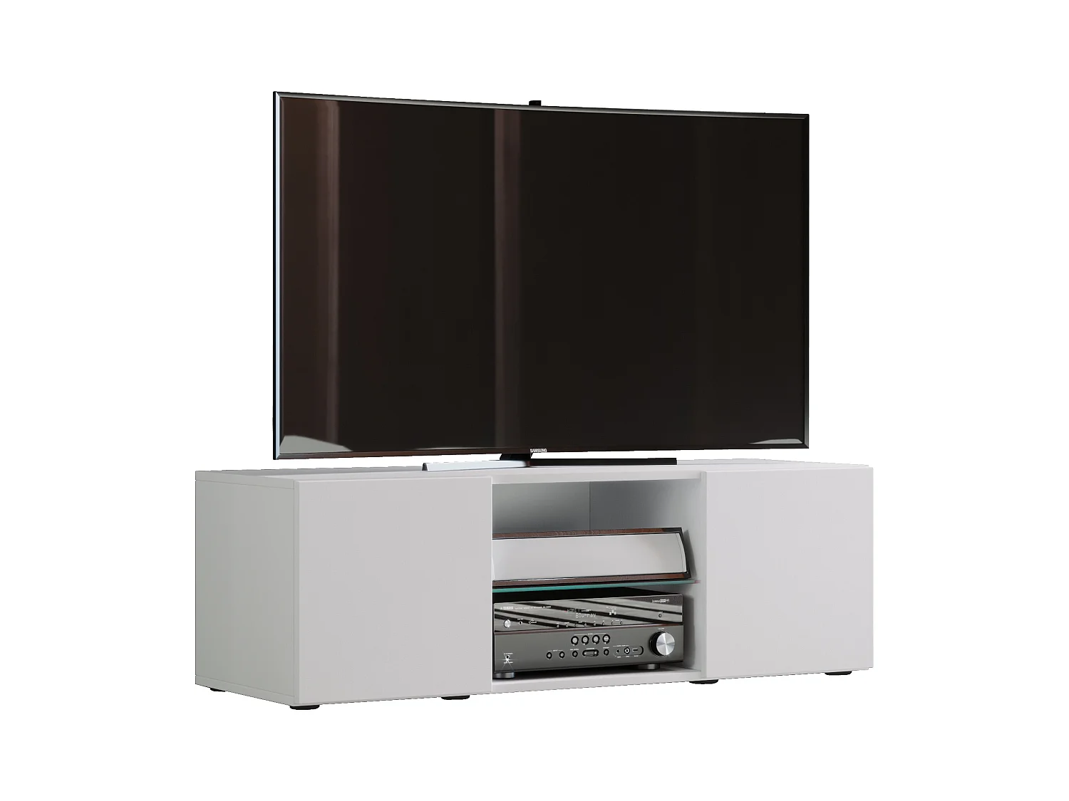 TV Furniture Lowina White H. 40 x W. 95 x D. 36 cm