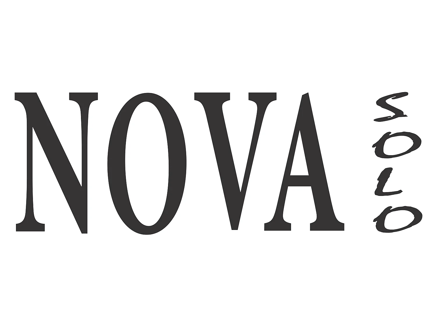 NordicMindiRattan TV Tisch mit 3 Türen, schwarz.