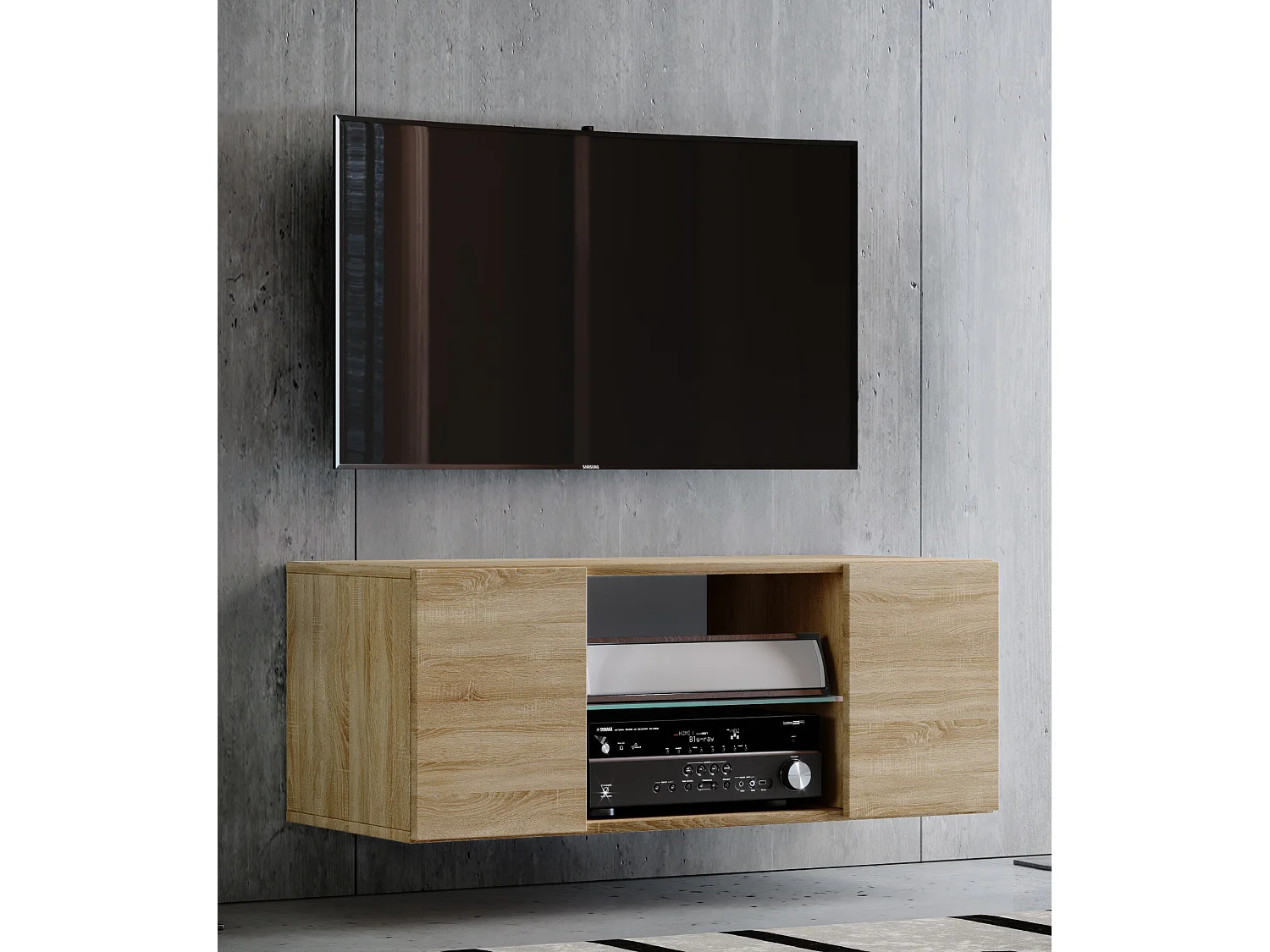TV Furniture Jusa Sonoma Oak H. 40 x W. 95 x D. 36 cm