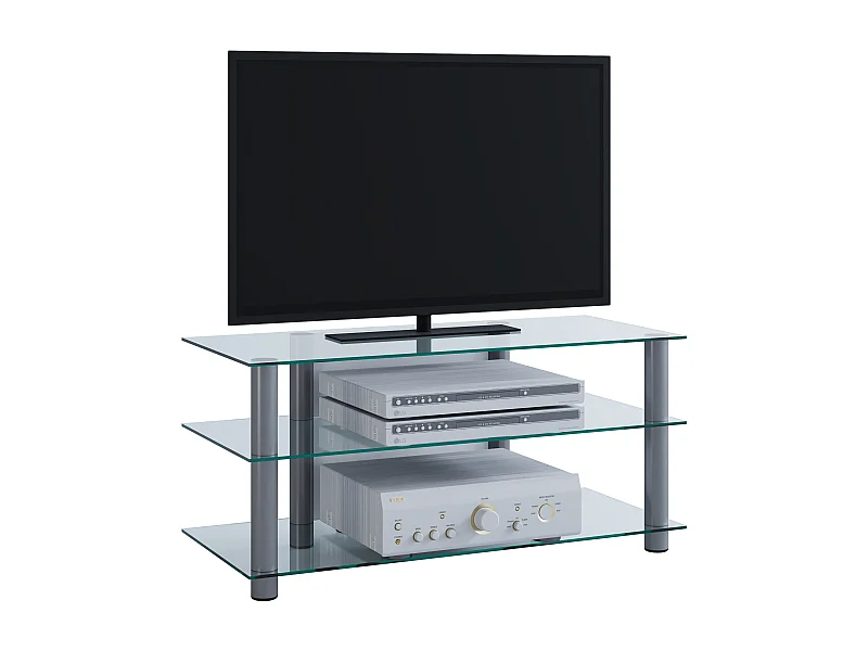 Meble TV Fernseh Rack Alu Glass Netasa