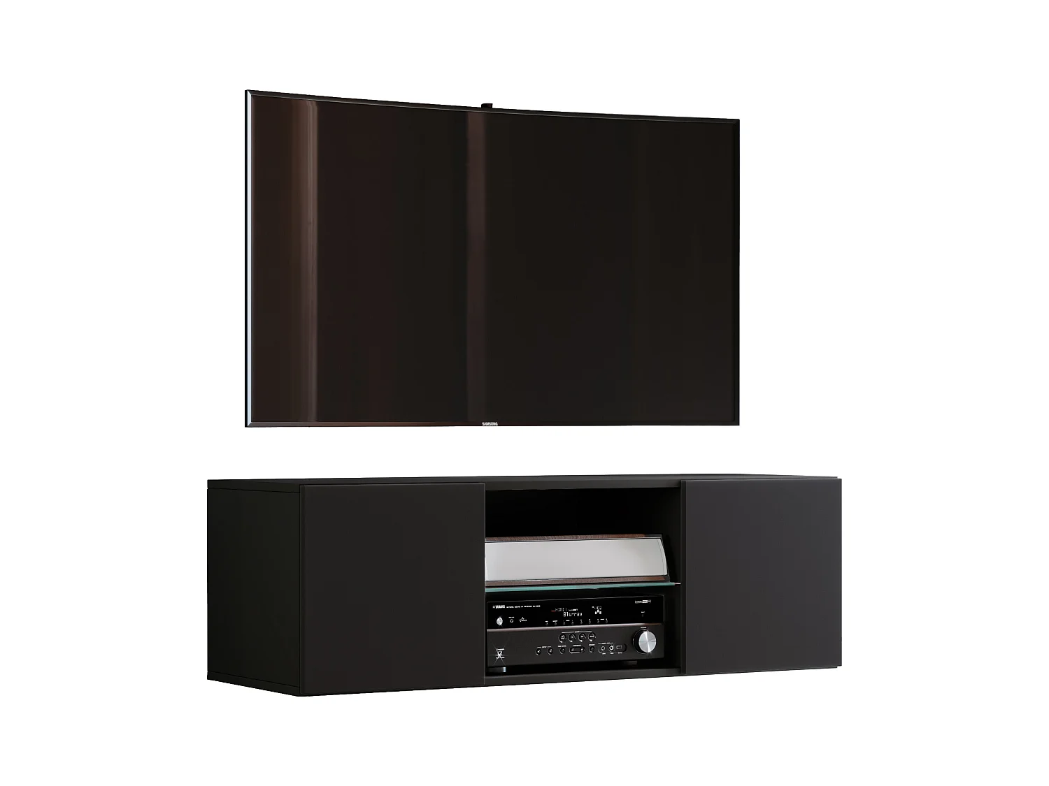 TV Wand Hänge Lowboard Fernsehschrank Jusa 115