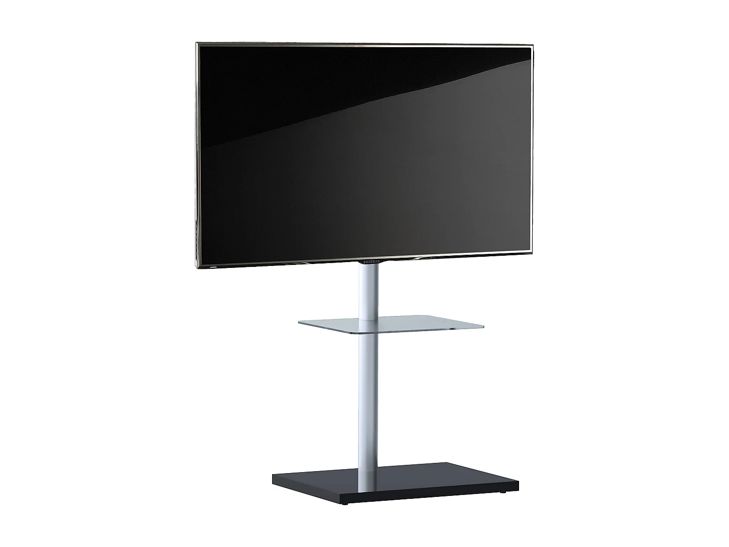 TV stand feet Nalano Black H. 100 x W. 60 x D. 45 cm