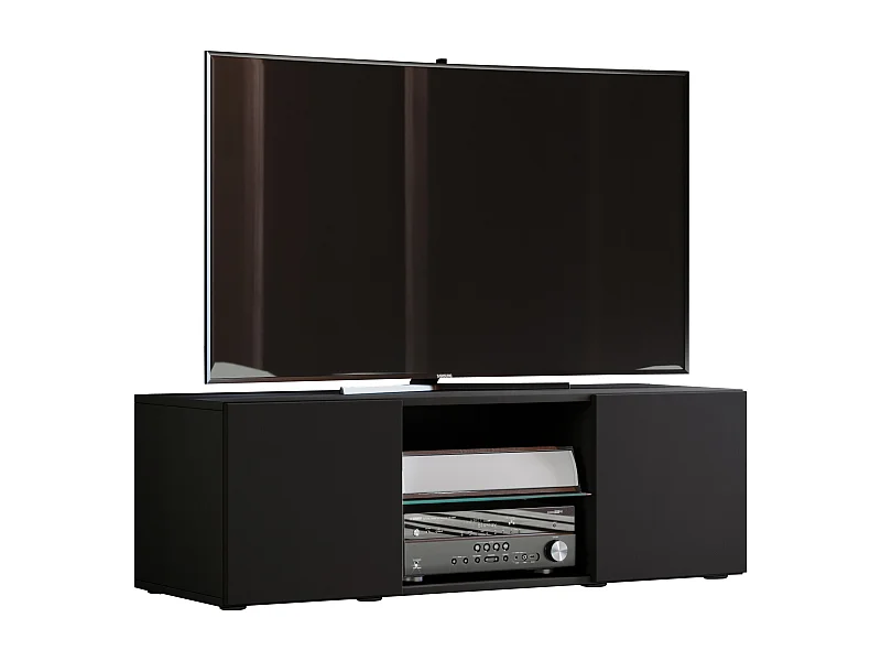 Móveis de TV VCM | Lowboard | Armário de TV | Dimensões A. 40 x L. 115 x P. 36 cm | Fernseh Furniture - Lowina (Sonoma Oak)