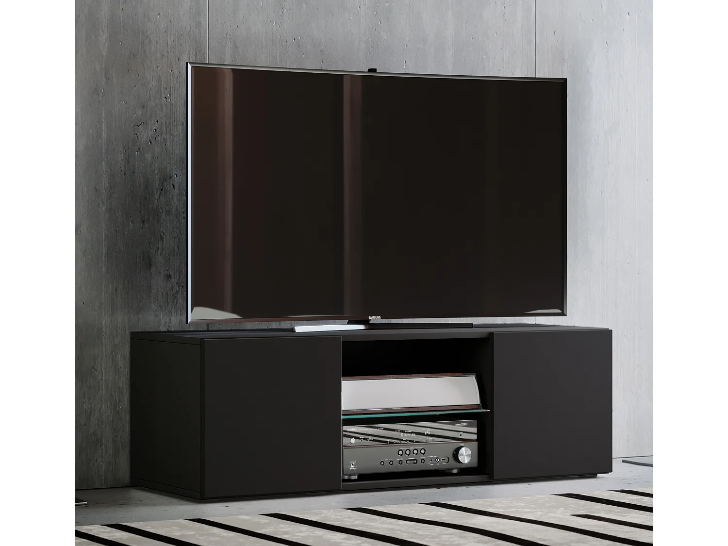 TV Furniture Lowina Sonoma Oak H. 40 x W. 115 x D. 36 cm