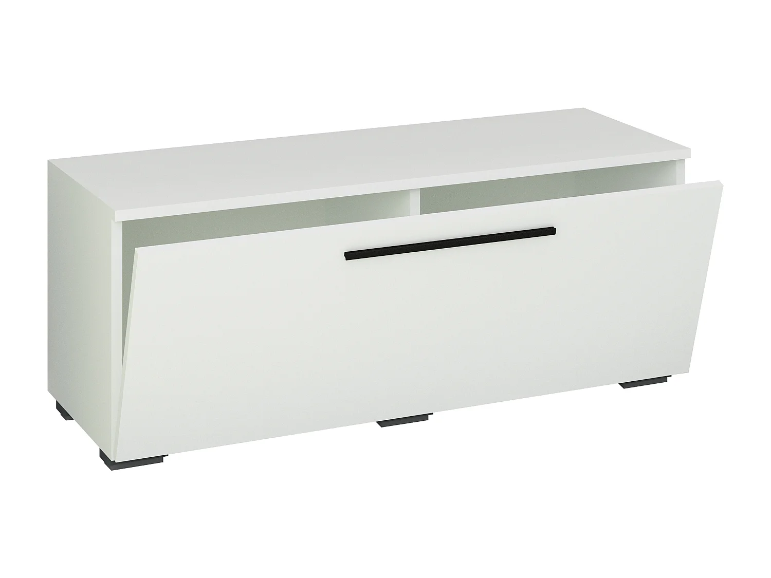TV Furniture Arila White H. 39 x W. 95 x D. 40 cm