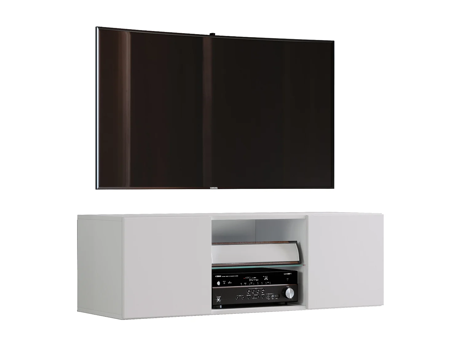 Drewno TV Wall Lowboard Fernseh Jusa 115