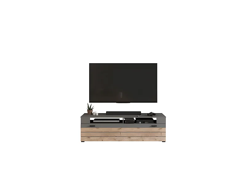 Freno TV-meubel 1 klep grijs.