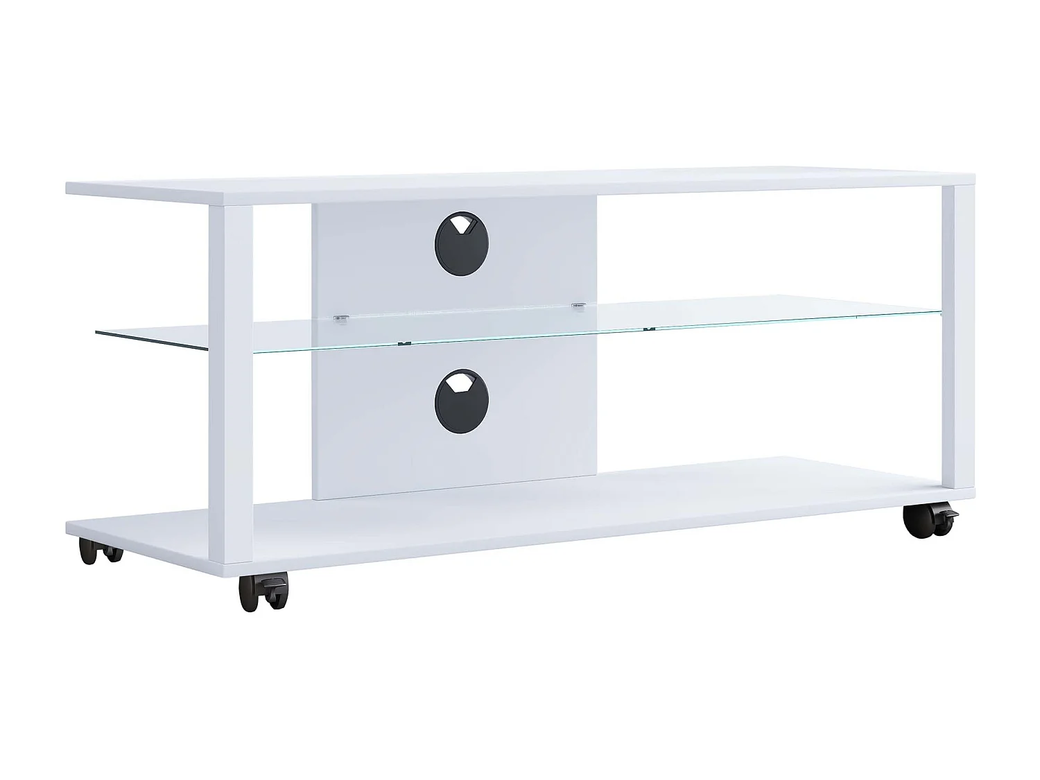 Console TV ribassata Folas XL con rotelle