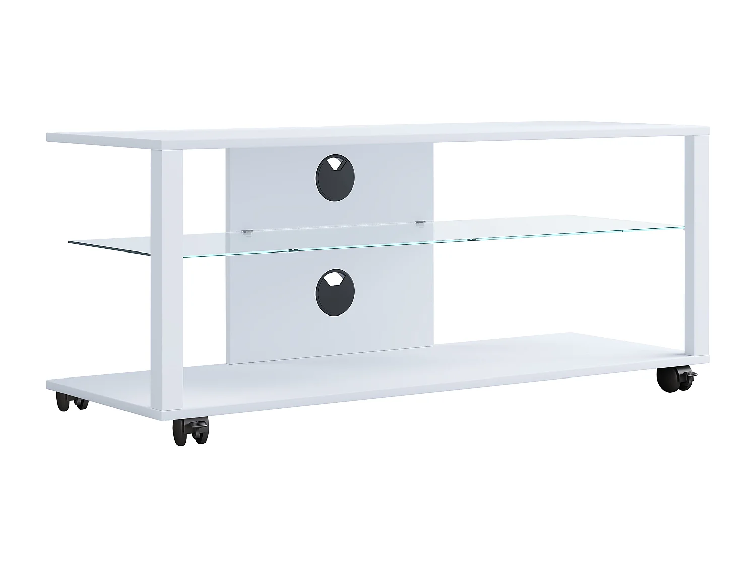 Console TV ribassata Folas XL con rotelle