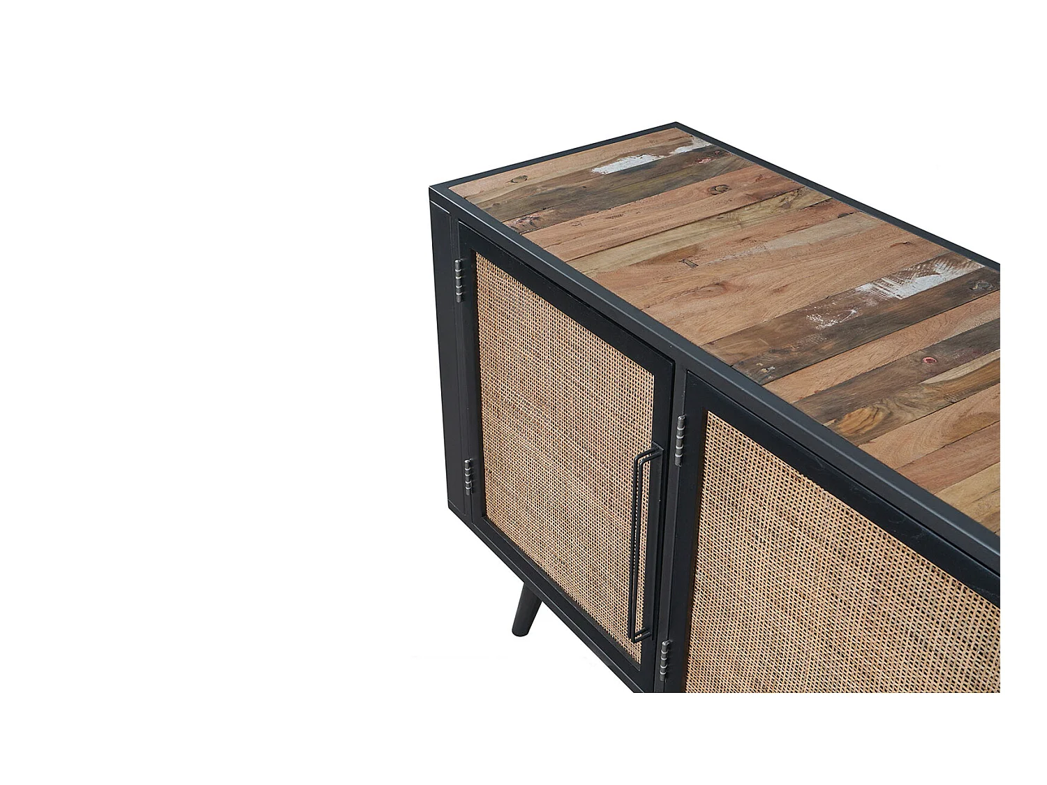 NordicRattan Meuble TV avec 3 portes, naturel.