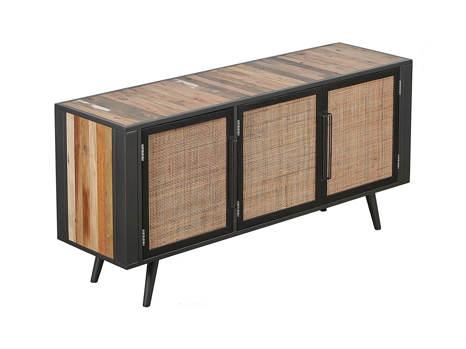 NordicRattan TV-meubel met 3 deuren, naturel.