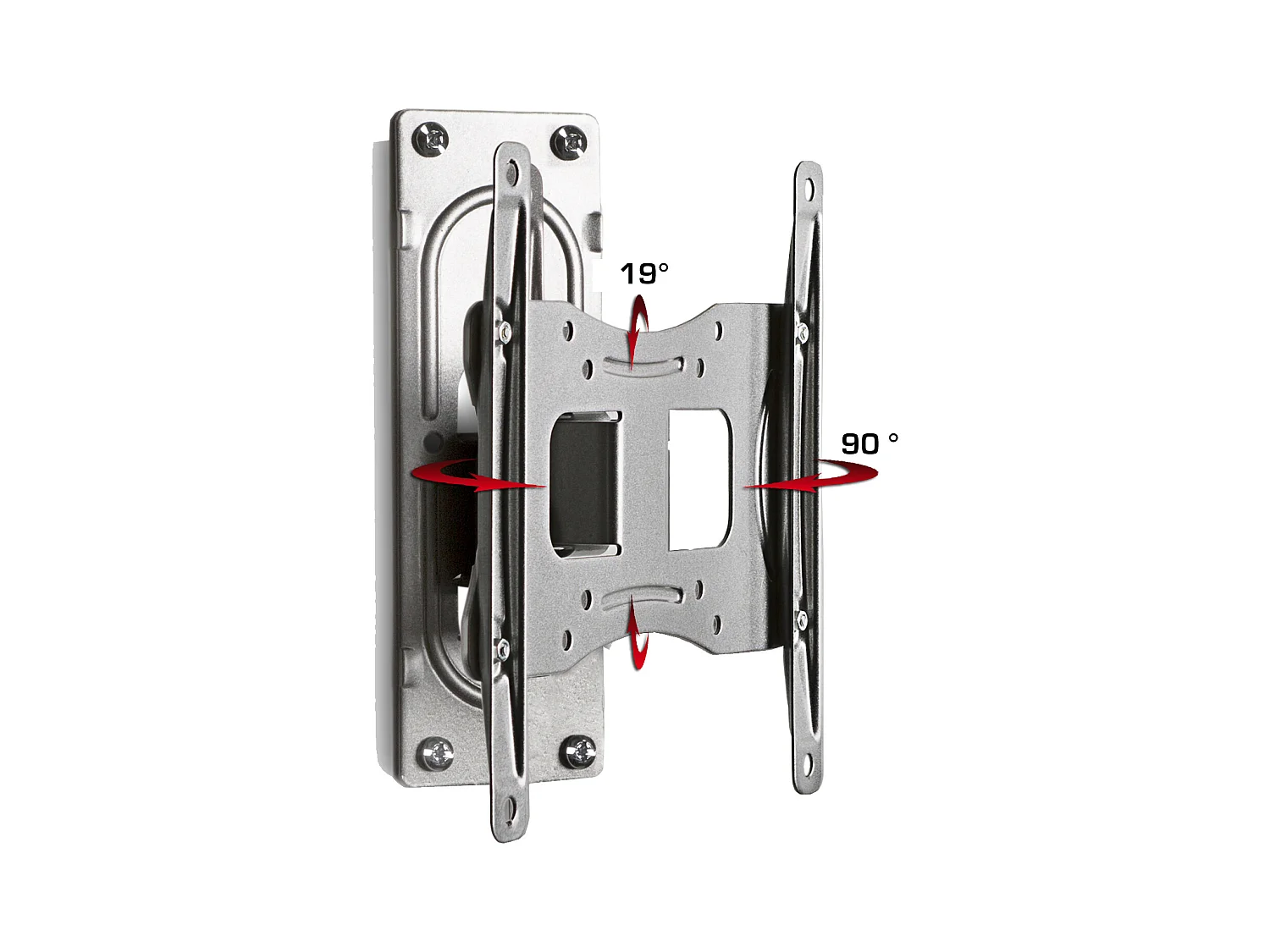 TV wall mount B-FS1 Silver H. 24 x W. 22 x D. 10 cm