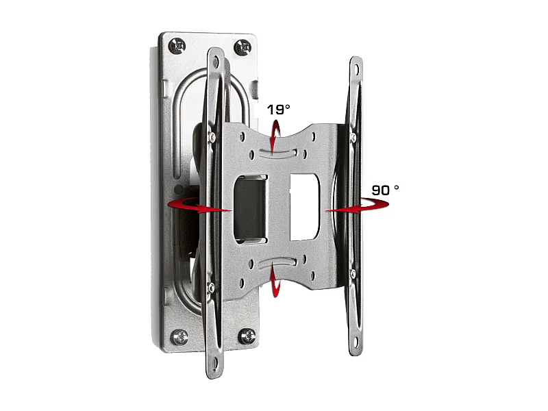 TV wall mount B-FS1 Silver H. 24 x W. 22 x D. 10 cm
