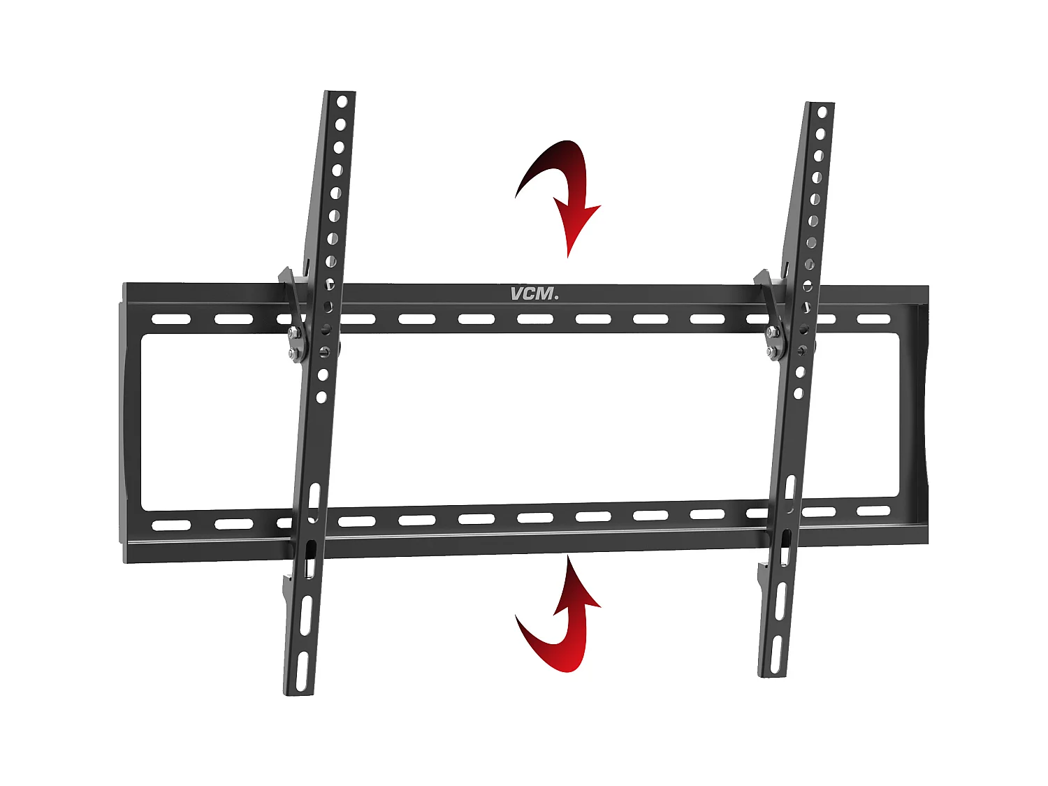 TV wall mount B-FN black H. 42 x W. 65 x D. 3 cm