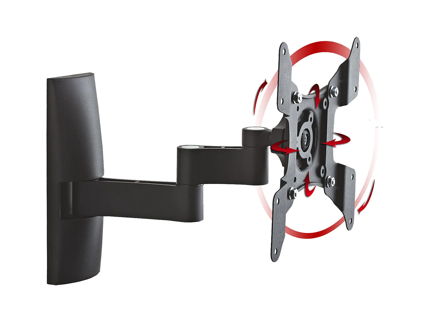 TV wall mount TS3 Black H. 23 x W. 23 pcs. 11 cm