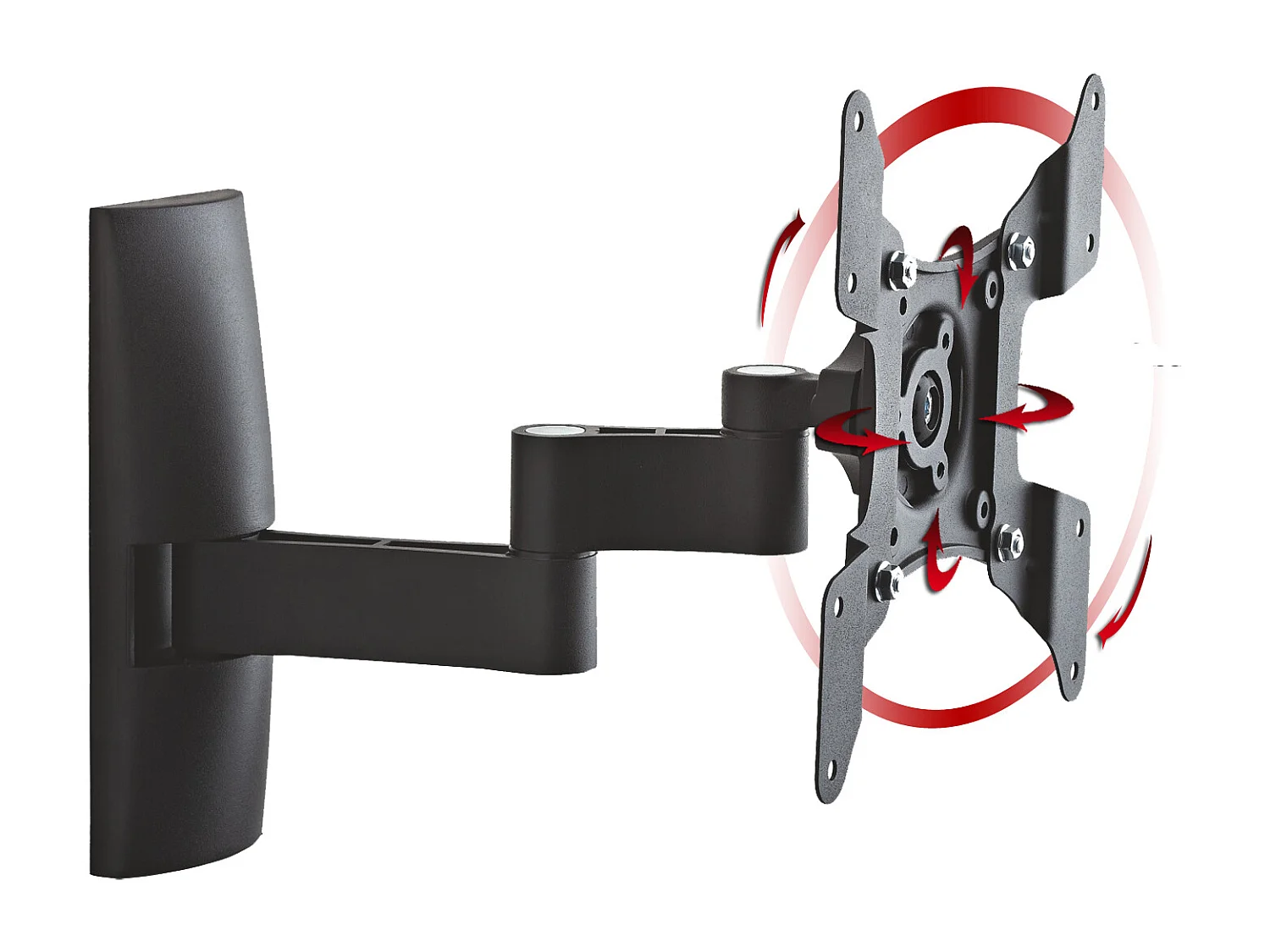 TV wall mount TS3 Black H. 23 x W. 23 pcs. 11 cm