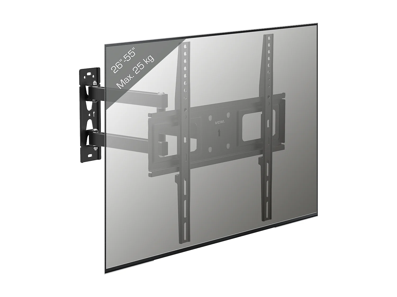 TV wall mount B-SN400 Black H. 42 x W. 44 x D. 8 cm