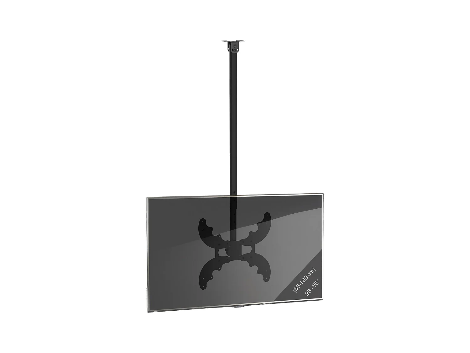 TV ceiling mount B-DX Black H. 76 x W. 40 x D. 15 cm