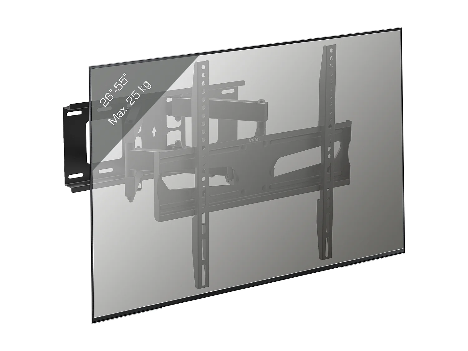 TV wall mount B-NS400 Black H. 43 x W. 45 x D. 8 cm