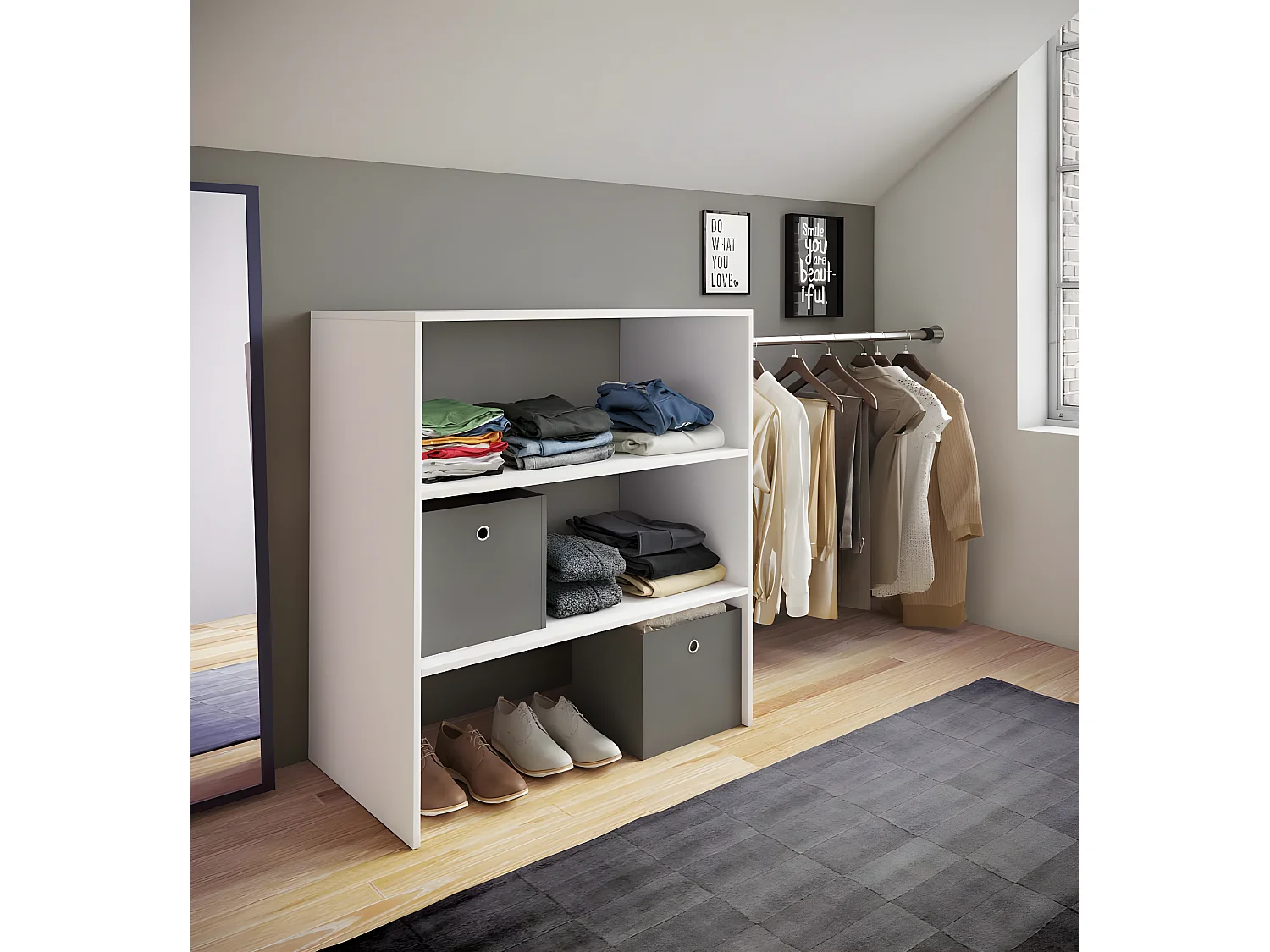 Offener Kleiderschrank Regal Dacho ll