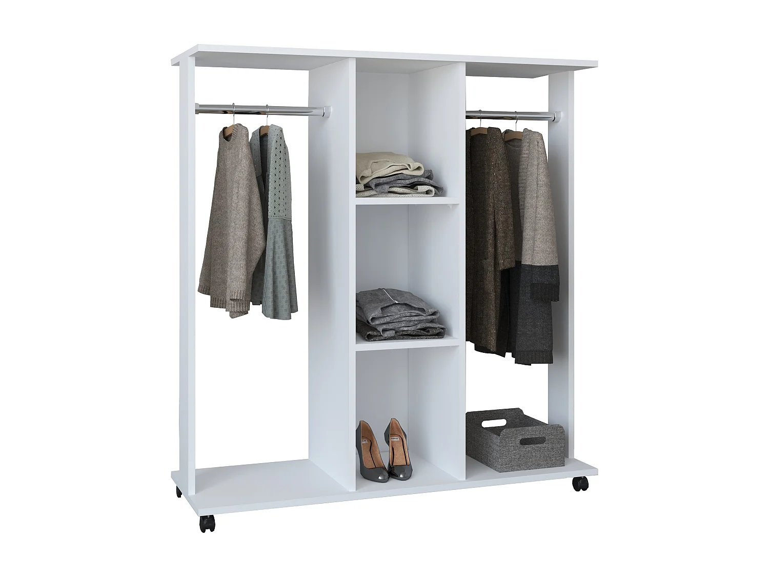 Offener begehbarer Kleiderschrank Regal Ralosa