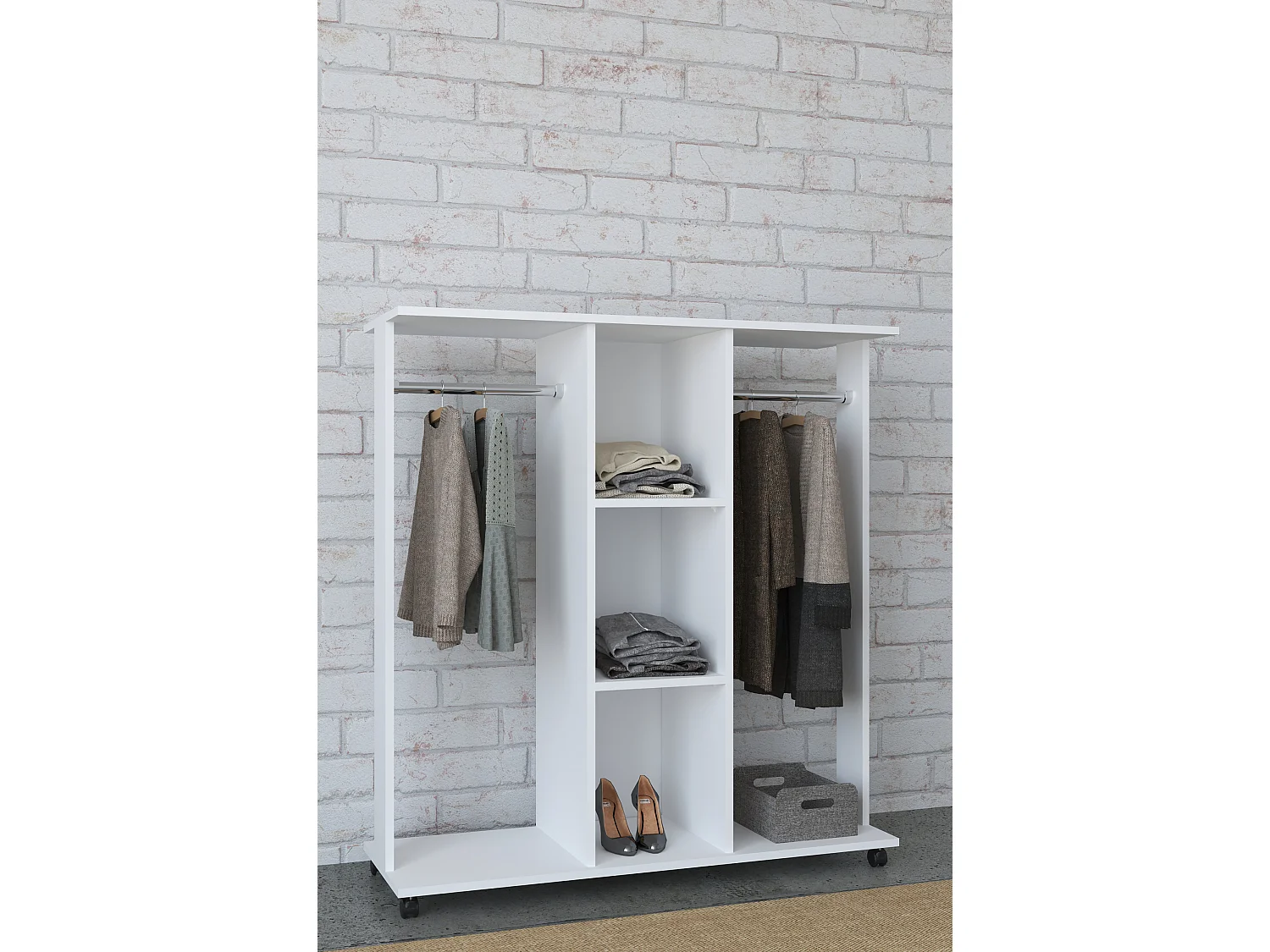 Offener begehbarer Kleiderschrank Regal Ralosa