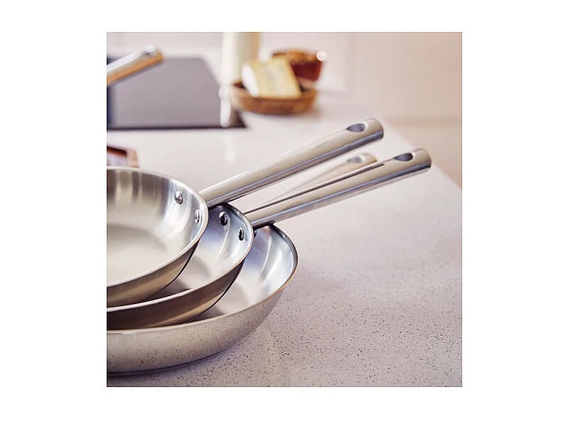 Poêle Cicla 24 cm en acier inoxydable recyclé