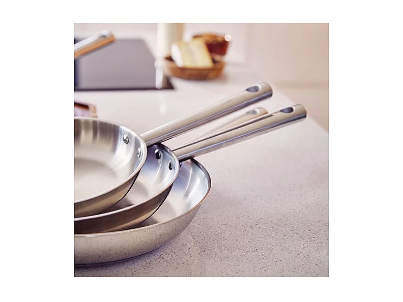 Poêle Cicla 28 cm en acier inoxydable recyclé