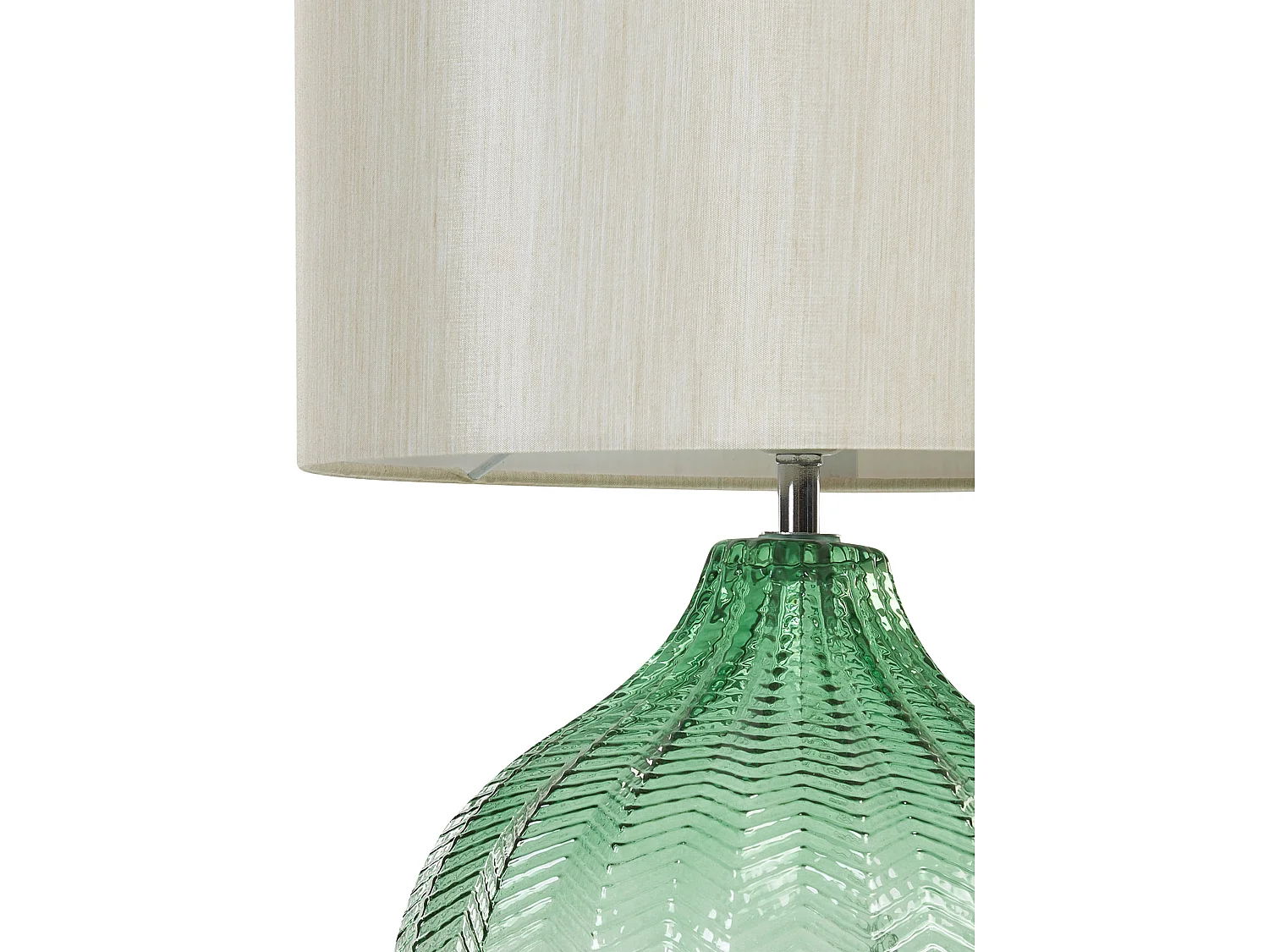 Lampada da tavolo vetro verde KEILA