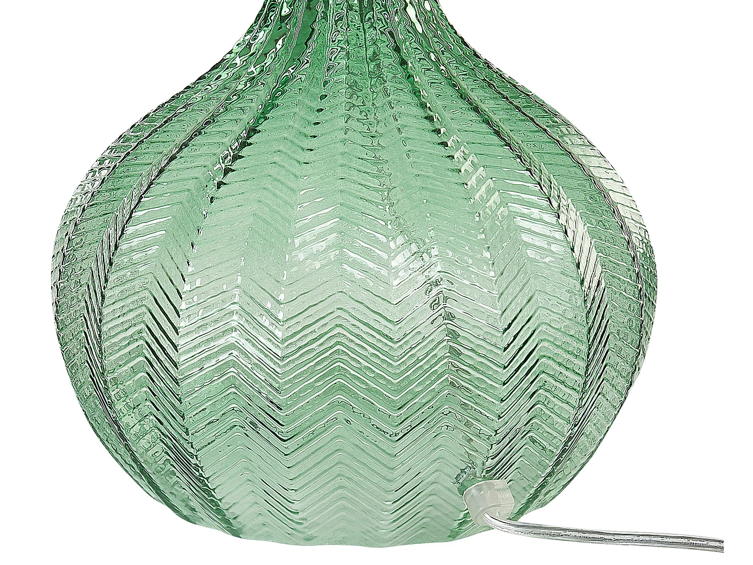 Lampada da tavolo vetro verde KEILA