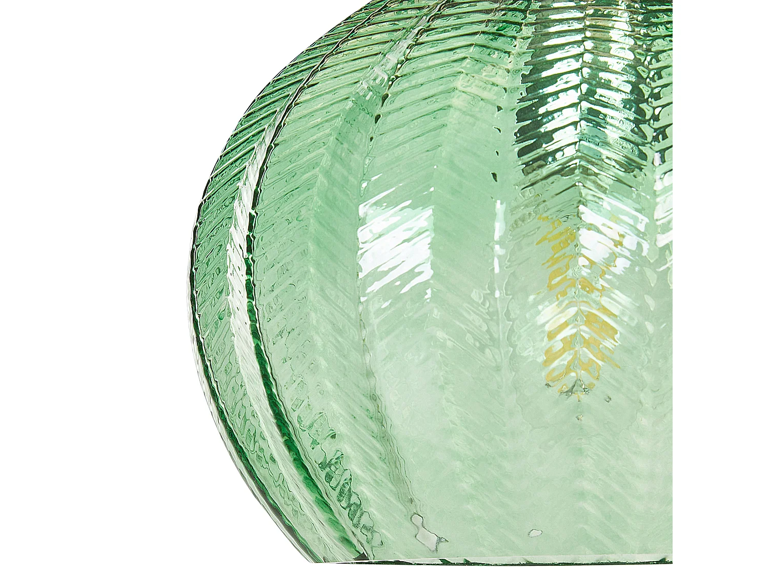 Lampe suspension KEILA Verre Vert