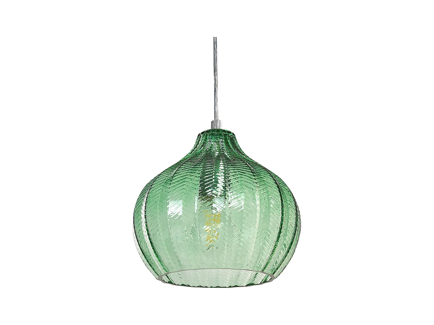 Hängelampe KEILA Glas Grün