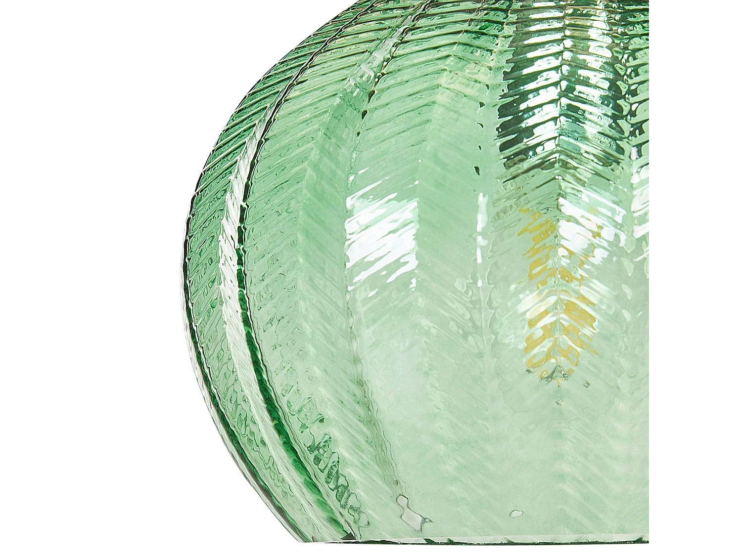 Lampe suspension KEILA Verre Vert