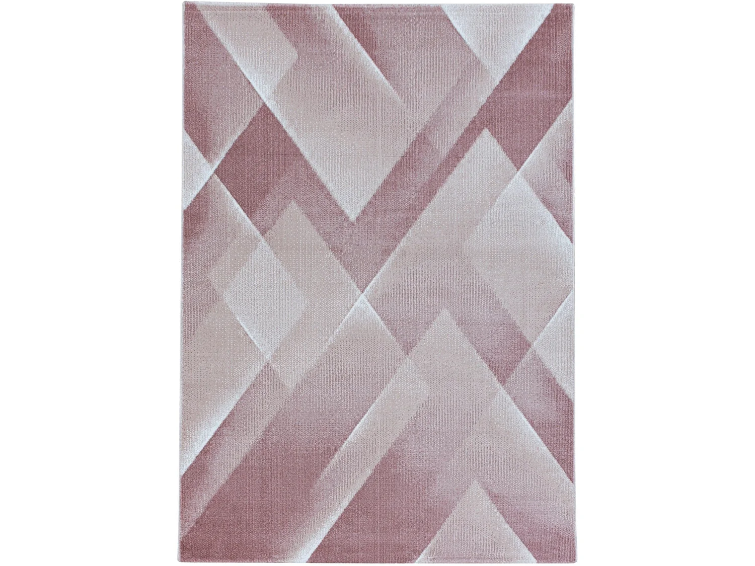 TREND - Tapis à motifs géométriques - Rose 200 x 290 cm
