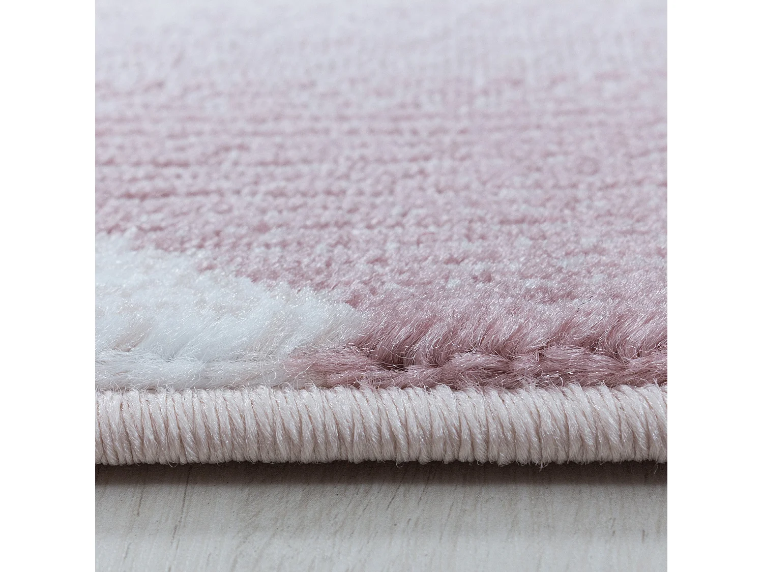 TREND - Tapis à motifs géométriques - Rose 200 x 290 cm
