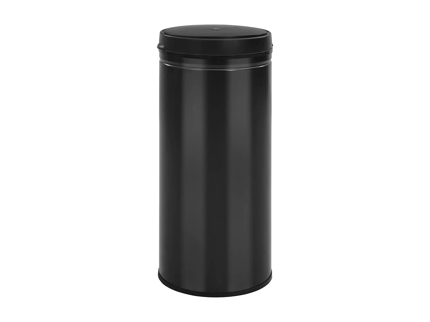 Lixeira com sensor automático 80 litros aço carbono preto 02_0006034