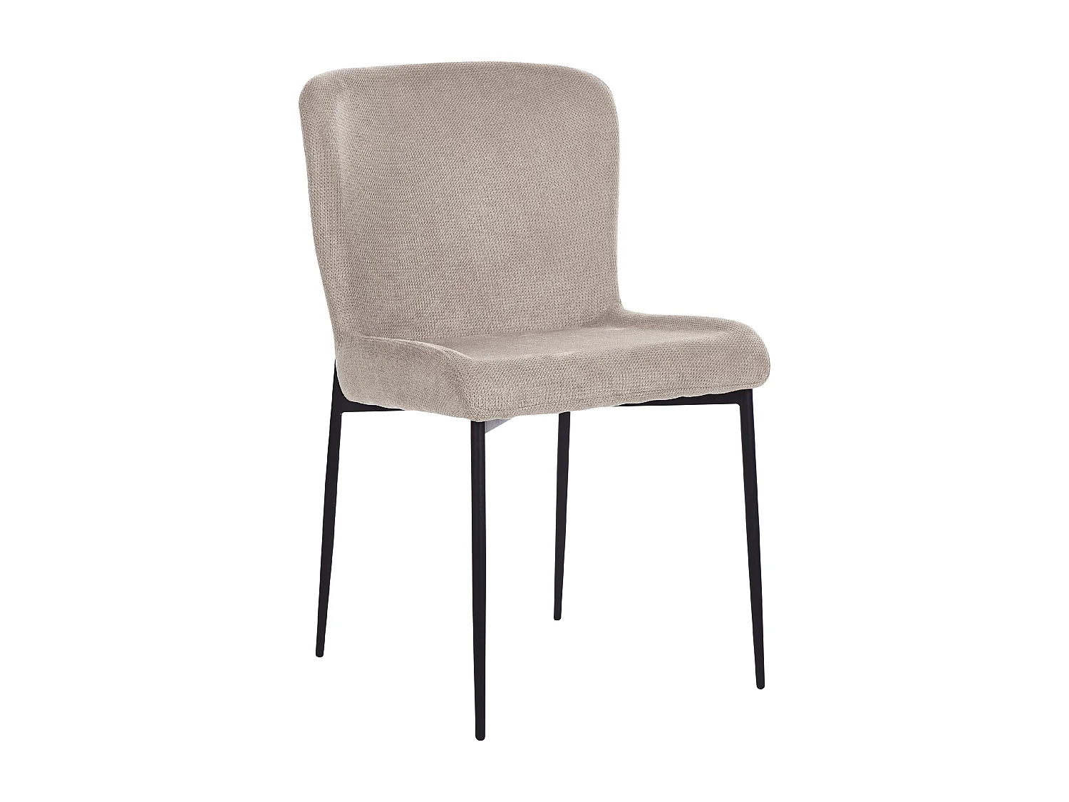 Lot de 2 chaises de salle à manger ADA Taupe